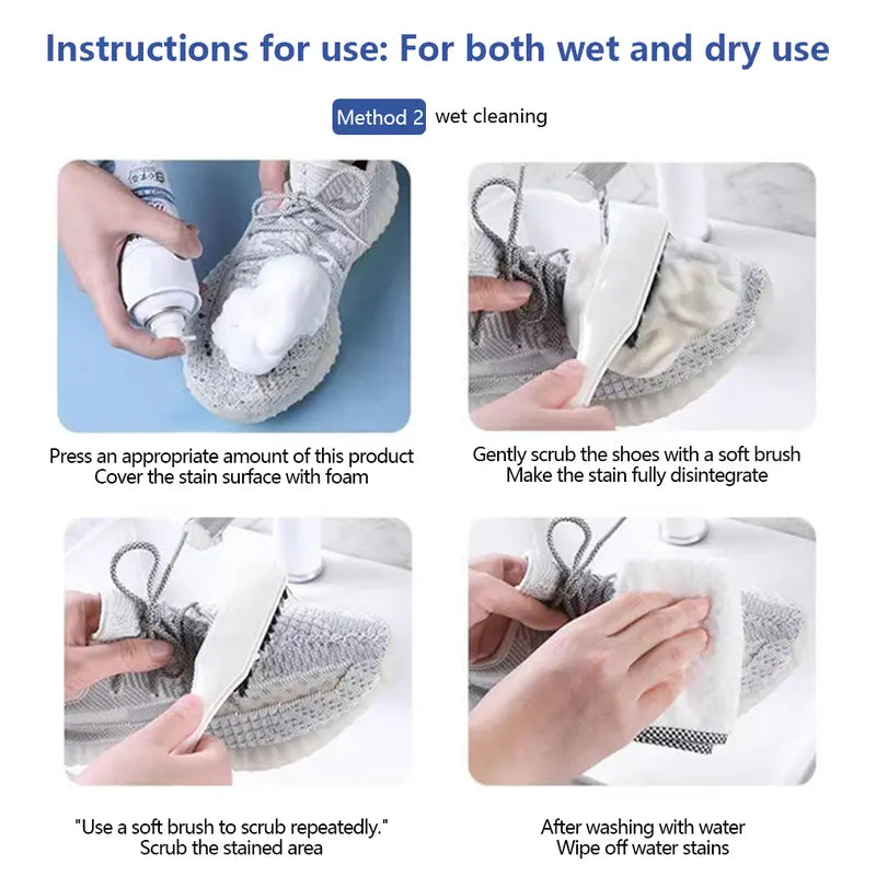 BBOJI™Foam Shoe Cleaner – Fast-Dry, No Water, Safe on All Materials