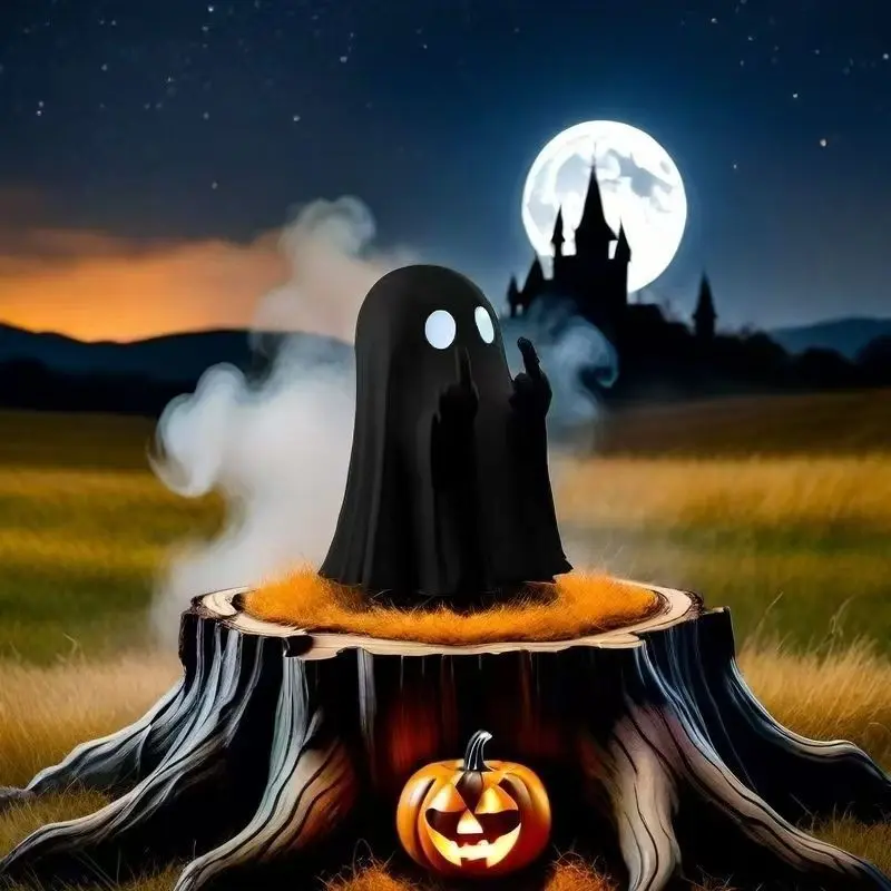 🖕🏻👻Ghost Design Ornament💀🎃Halloween Decoration for Indoor and Porch Decor