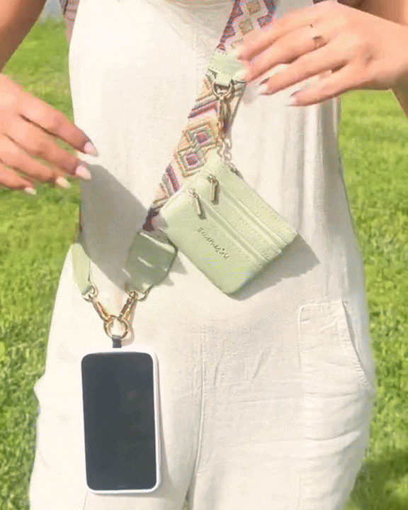 (🔥Last Day Promotion-60%OFF)💖Phone Strap with Zippered Pouch