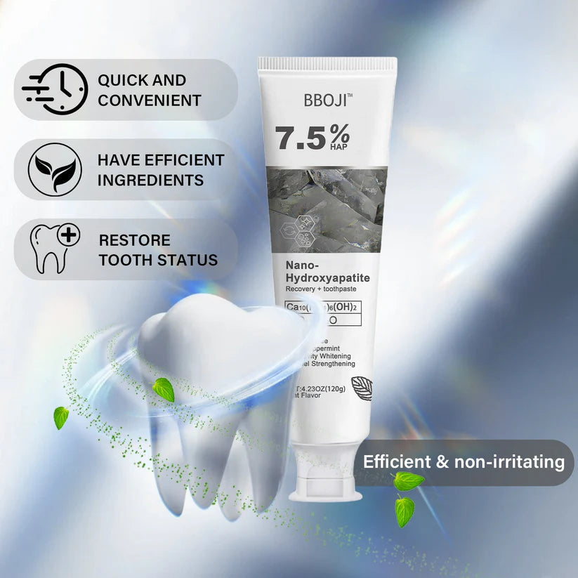 đ BBOJI⢠Fluoride-Free Hydroxyapatite Toothpaste đ Naturally Brighter Smiles