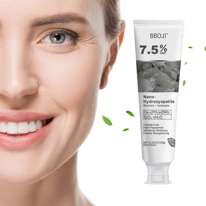 đ BBOJI⢠Fluoride-Free Hydroxyapatite Toothpaste đ Naturally Brighter Smiles