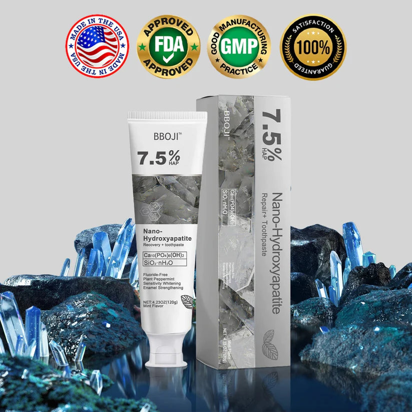 đ BBOJI⢠Fluoride-Free Hydroxyapatite Toothpaste đ Naturally Brighter Smiles