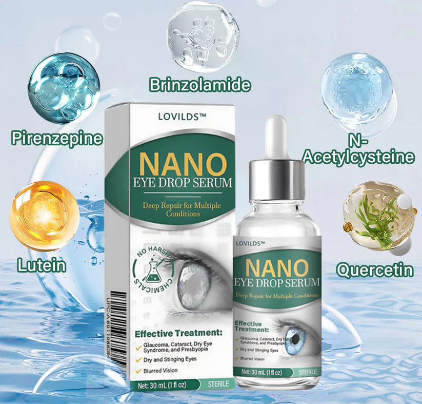 LOVILDS™ Nano Eye Drops Serum ✅FDA Approved(Suitable for presbyopia, dry eye syndrome, glaucoma, and cataracts) 👀