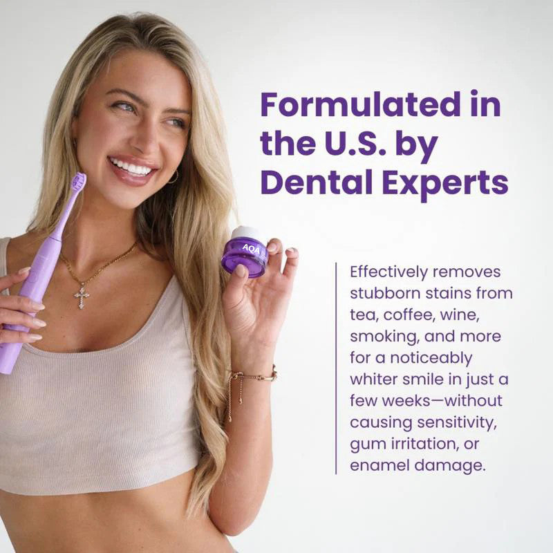 Final 3 Hours: 60%OFFđ„Daily Use Teeth Whitening Powder | Vegan & Peroxide-Free | Deep Stain Removal for Brighter Smiles