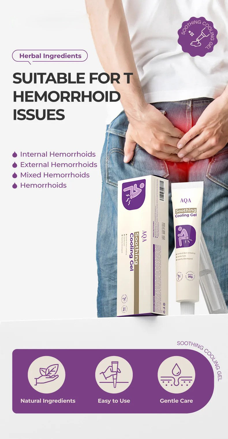 🔥🔥🔥Final 2 hours 60% OFF:AQA™ Hemorrhoid Refreshing Soothing Gel