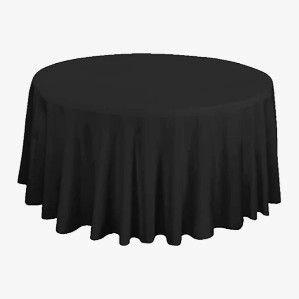 Premium Gathering Tablecloth-🎁5 Pack Round Tablecloth Polyester Table Cloth 108 inch