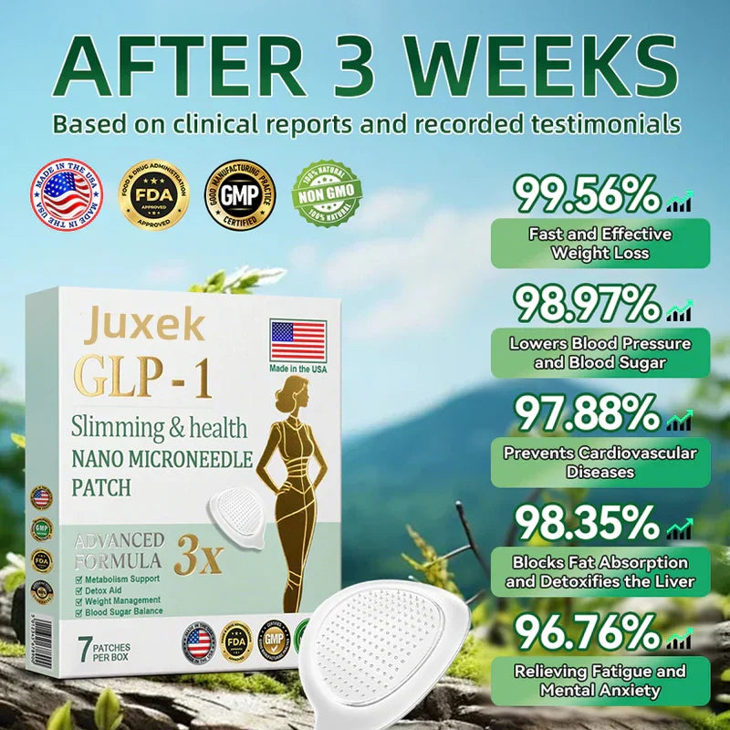【The final three hours 60% OFF🔥】Juxek™NIDDK-Tirzepatide Slimming & health NANO MICRONEEDLE PATCH🇺🇸👨⚕️(Zero Pain, 24/7 Release | Lose 20lbs FAST | 90% Sugar Drop | )