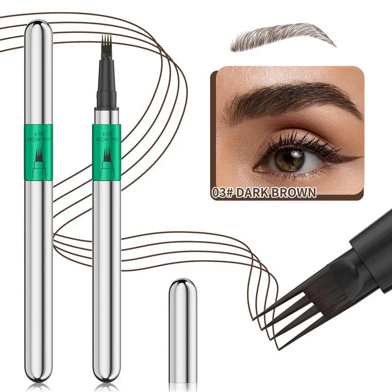 🌟Juxek™✨ 4D Brow Pen – For Natural, All-Day Eyebrow & Eyeliner Perfection! 💁♀