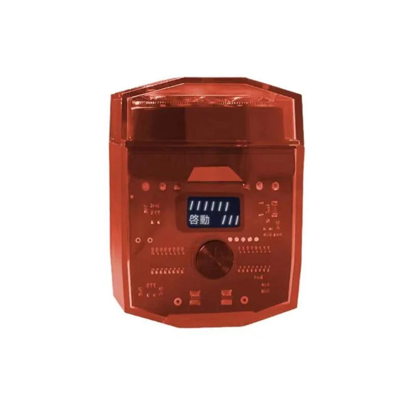 Men’s Portable Electric Shaver (Upgraded) – Transparent Design, Dual Motor, Twin-Blade Set