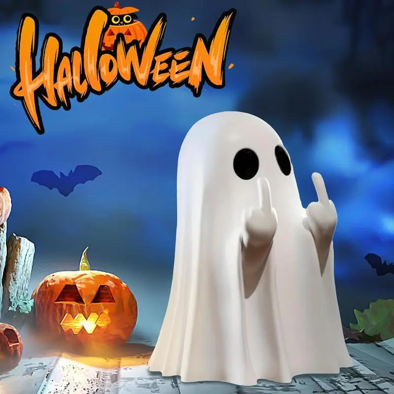 🖕🏻👻Ghost Design Ornament💀🎃Halloween Decoration for Indoor and Porch Decor