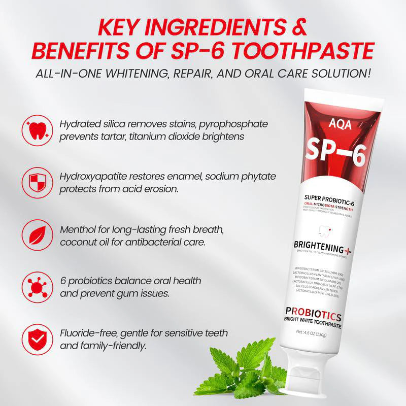 š„ Final Day 60% OFF š„- Official Storeš AQA SP-6 Toothpaste