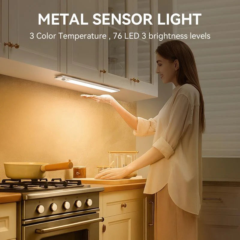 QIAWI™ Under Cabinet Lightsm,76LED Motion Sensor Night Light Indoor