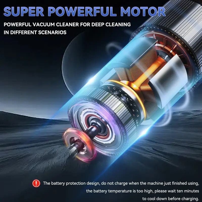 🚀3-in-1 High-Power Handheld Vacuum – For Car, Home & Pets! 50% OFF NOW!