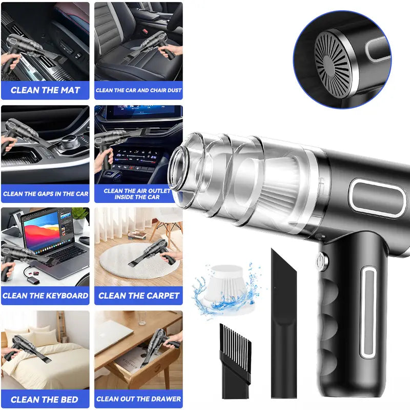 🚀3-in-1 High-Power Handheld Vacuum – For Car, Home & Pets! 50% OFF NOW!