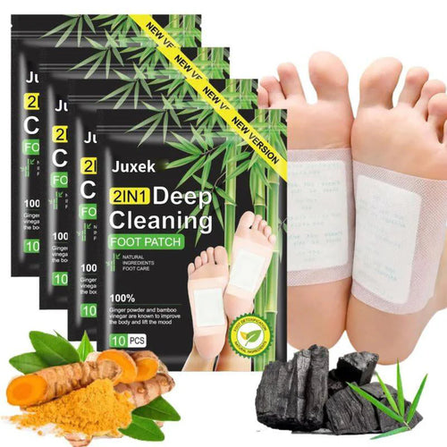 đ Juxek⢠Foot Detox Patches-Relax ⢠Detox ⢠Sleep Better