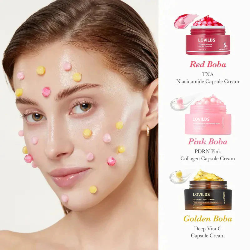 🔥🔥🔥Final 2 hours 60% OFF:🌸Mix & Match Boba Cream Set