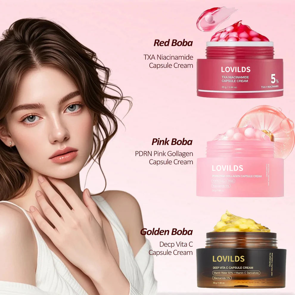 🔥🔥🔥Final 2 hours 60% OFF:🌸Mix & Match Boba Cream Set