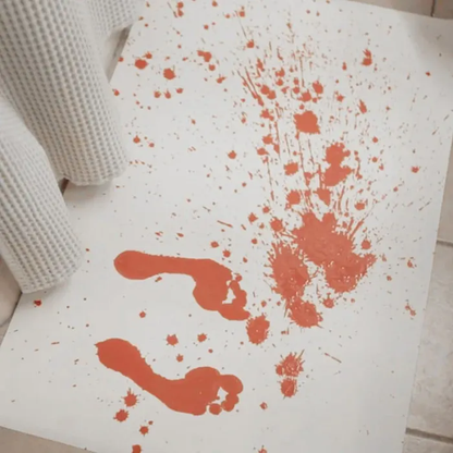 Looks Like a Murder Scene! Blood-Red Color Changing Mat