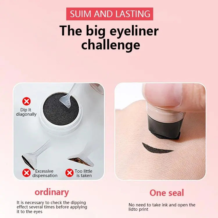 Final 2 Hours: 60%OFF🔥 Rotating Eyeliner Stamp Pen for Easy Cat Eyes