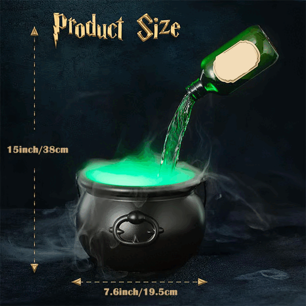 25cm Witch Bucket + 40cm Skull