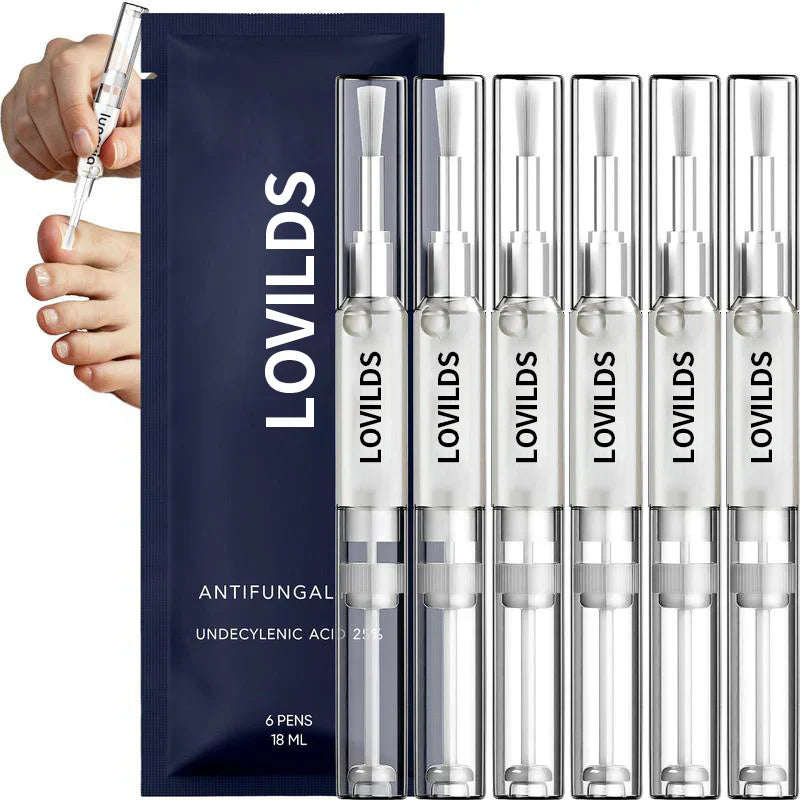LOVILDS™  Toenail Antifungal Pen - UNDECYLENIC ACID 25% - Daily Solution for Brittle & Thickened Nails