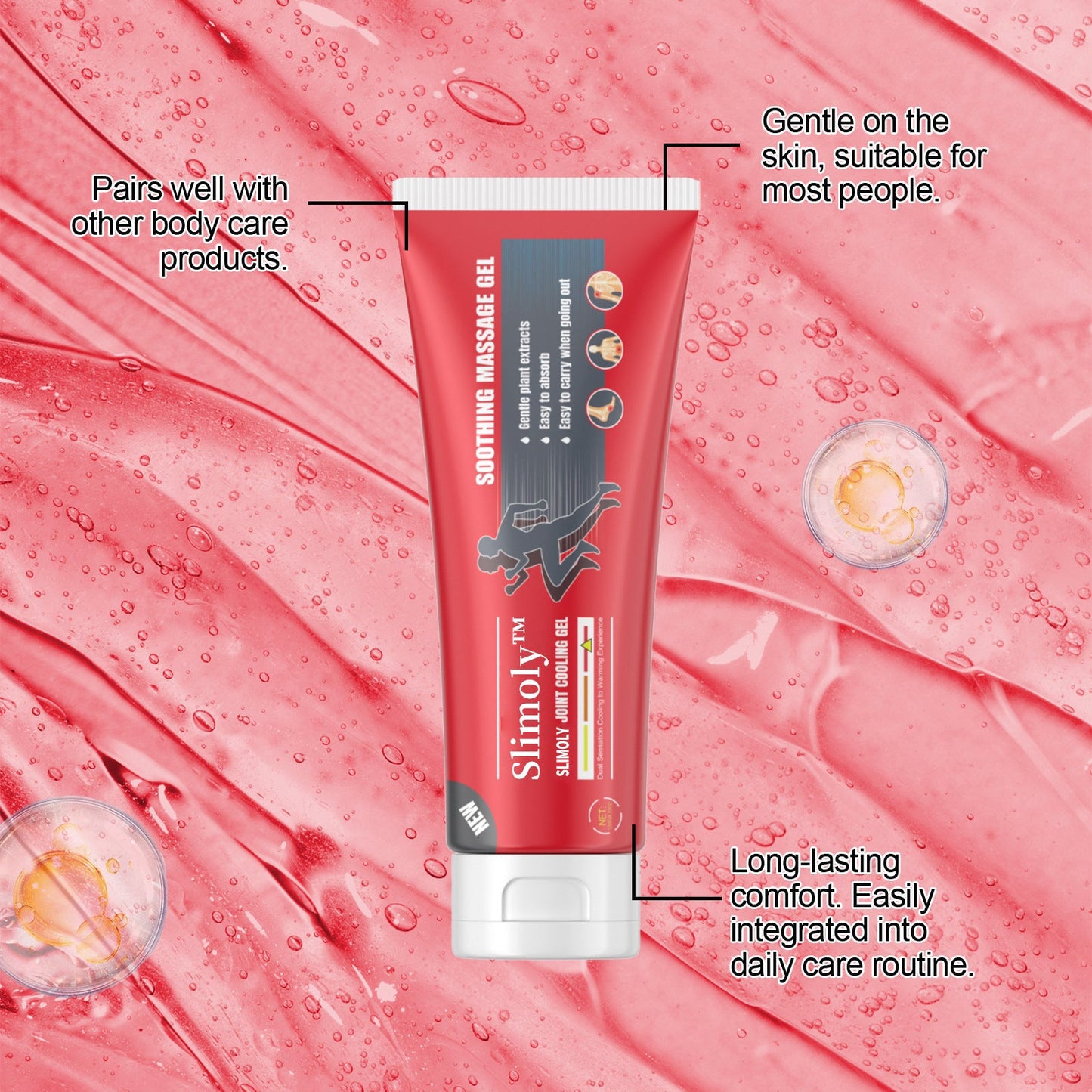 Slimoly™ Plant-Based Massage Cream – Fast Joint & Muscle Pain Relief for Knees, Back, Neck, and More