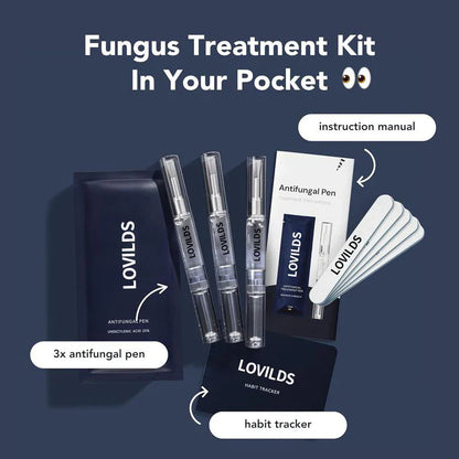 LOVILDS™  Toenail Antifungal Pen - UNDECYLENIC ACID 25% - Daily Solution for Brittle & Thickened Nails