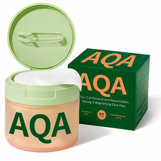 AQA™ Korean Skincare Toner Pads – Anti-Aging, Dark Spot & Wrinkle Care with Snail Mucin & Peptides (100 ct)