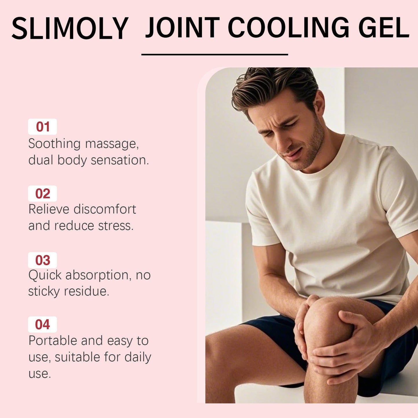 Slimoly™ Plant-Based Massage Cream – Fast Joint & Muscle Pain Relief for Knees, Back, Neck, and More