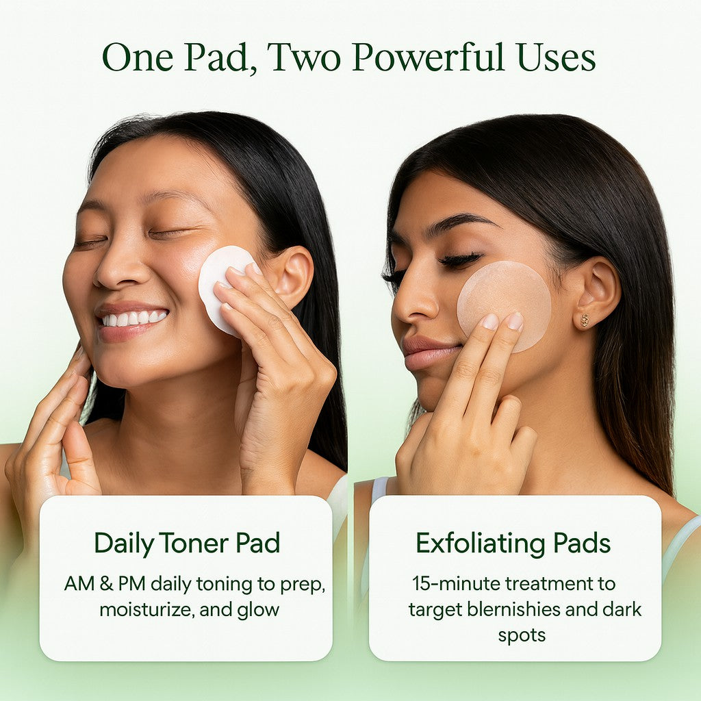 AQA™ Korean Skincare Toner Pads – Anti-Aging, Dark Spot & Wrinkle Care with Snail Mucin & Peptides (100 ct)
