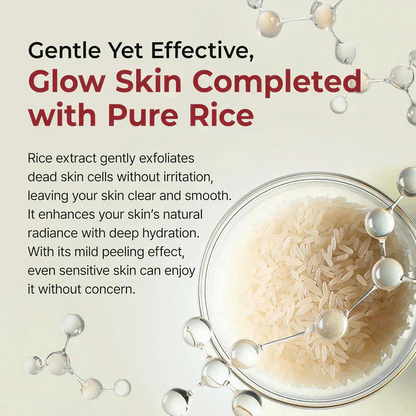 🔥 "Gentle Exfoliator Glow Rice Ampoule – Fits All Skin Types, Boosts Radiance"