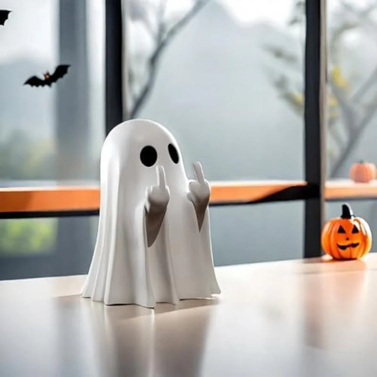 🖕🏻👻Ghost Design Ornament💀🎃Halloween Decoration for Indoor and Porch Decor