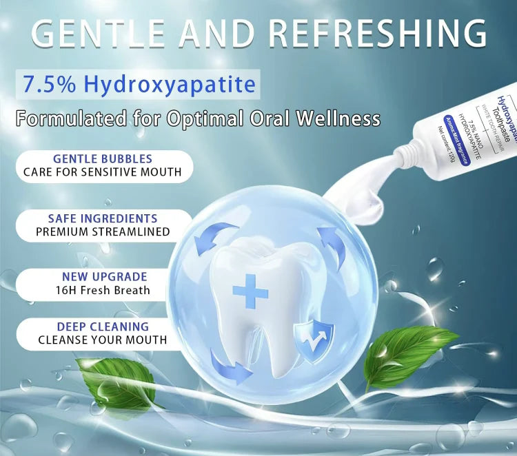 BBOJI™ 7.5% Hydroxyapatite Toothpaste – Enamel Repair & Whitening