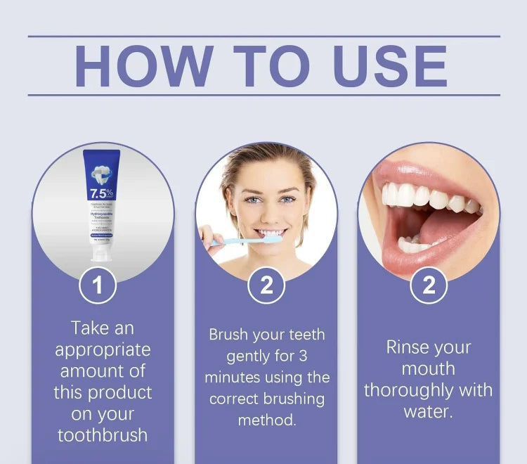 BBOJI™ 7.5% Hydroxyapatite Toothpaste – Enamel Repair & Whitening