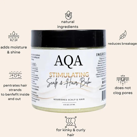 AQA™ BALM- Stimulating Scalp and Hair Balm