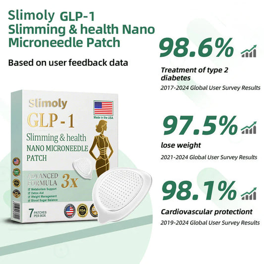 Last Day 60% OFF 🔥 Slimoly® Nano Microneedle Patch: Pain-Free, 24/7 Sugar Control!