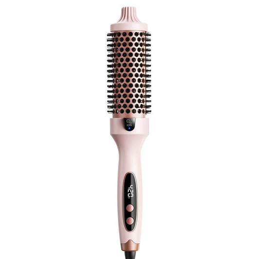 QIAWI™ Fast Heating Ionic Curling Iron Brush 1.5 Inch