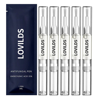 LOVILDS™  Toenail Antifungal Pen - UNDECYLENIC ACID 25% - Daily Solution for Brittle & Thickened Nails