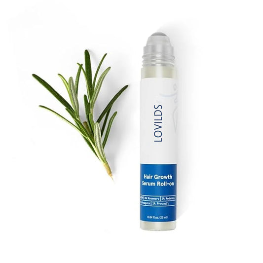 Be LOVILDS Advanced Rosemary Hair Growth Roll-On Serum | Clinically Proven Hair Regrowth Treatment