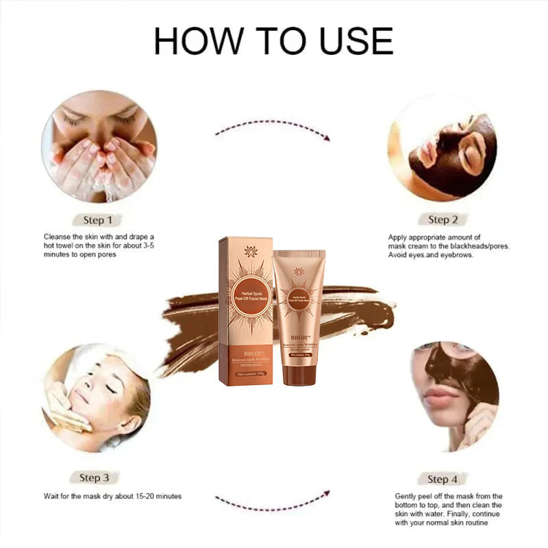 🔥[Official Brand Store] BBOJI™ Herbal Spots Peel-Off Facial Mask