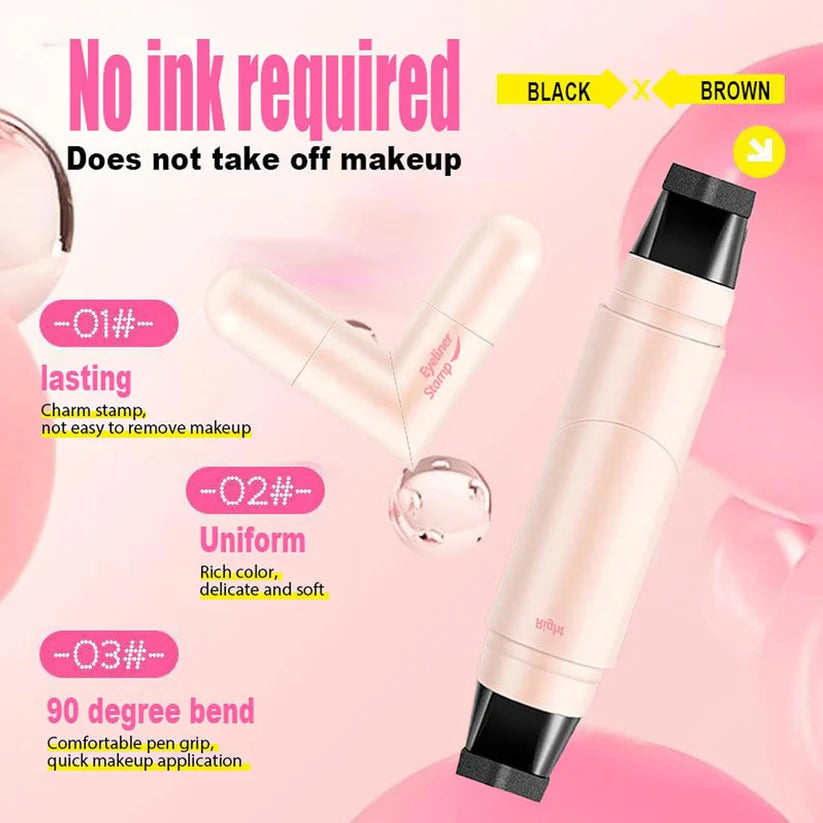 Final 2 Hours: 60%OFF🔥 Rotating Eyeliner Stamp Pen for Easy Cat Eyes