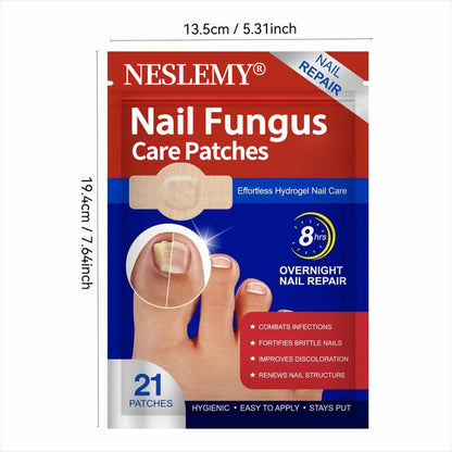NESLEMY® Fungal Nail Care Patches (21pcs/Box) – Targets Nail Fungus & More 💫Nail Health Set