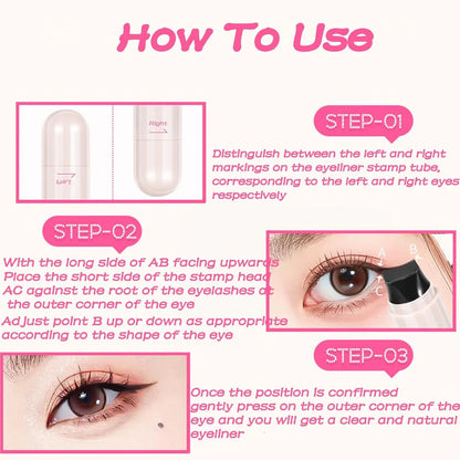 Final 2 Hours: 60%OFF🔥 Rotating Eyeliner Stamp Pen for Easy Cat Eyes