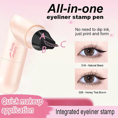 Final 2 Hours: 60%OFF🔥 Rotating Eyeliner Stamp Pen for Easy Cat Eyes