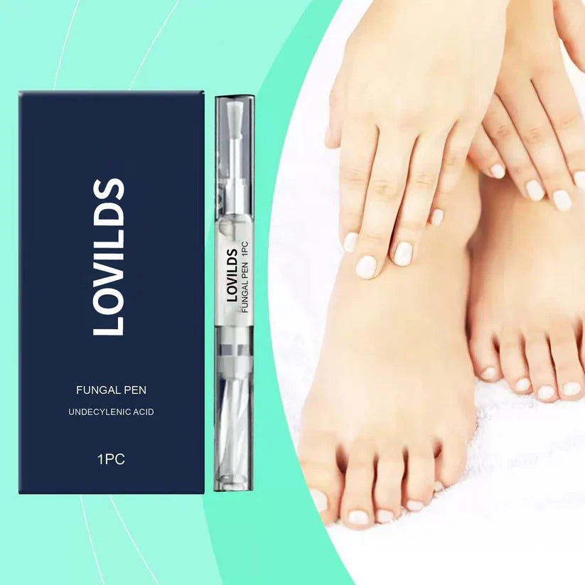 LOVILDS™  Toenail Antifungal Pen - UNDECYLENIC ACID 25% - Daily Solution for Brittle & Thickened Nails