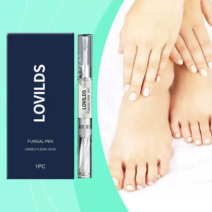 LOVILDS™  Toenail Antifungal Pen - UNDECYLENIC ACID 25% - Daily Solution for Brittle & Thickened Nails