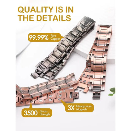 DIYSTAR™ Copper magnetic bracelet——Relieve fatigue and promote blood circulation✨