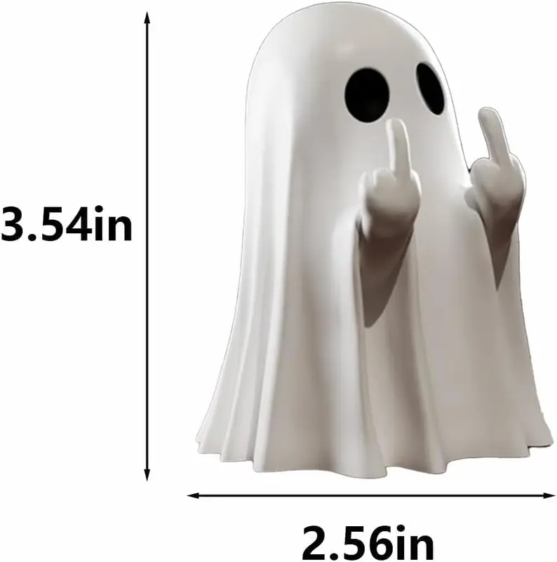 🖕🏻👻Ghost Design Ornament💀🎃Halloween Decoration for Indoor and Porch Decor