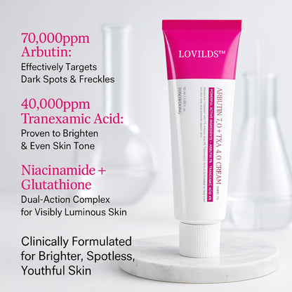 LOVILDS™ Revive Cream: Abutin 7% + Traneaxamic Acid 4%
