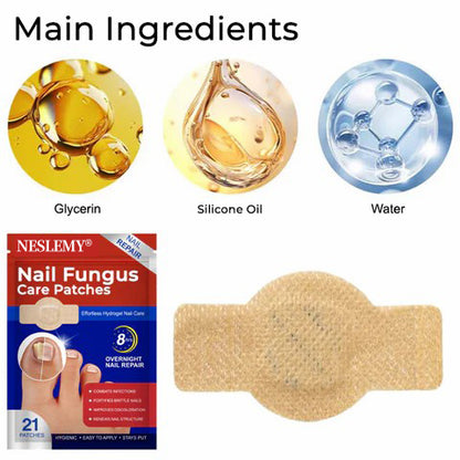 NESLEMY® Fungal Nail Care Patches (21pcs/Box) – Targets Nail Fungus & More 💫Nail Health Set